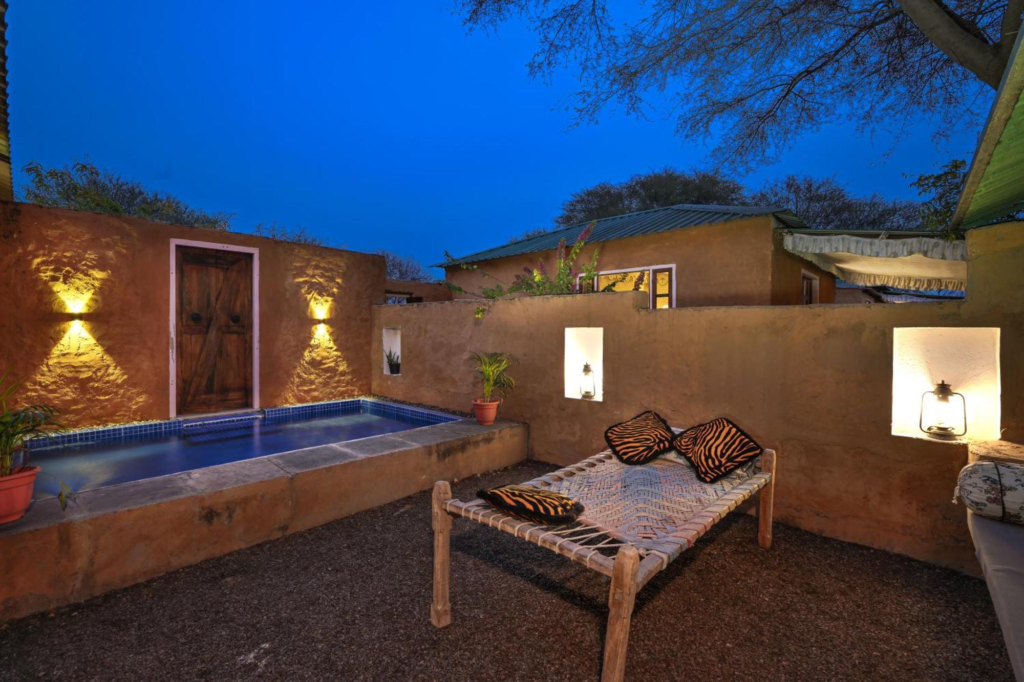 Bagh Serai - Rustic Cottage With Private Pool Sawai Madhopur Dış mekan fotoğraf