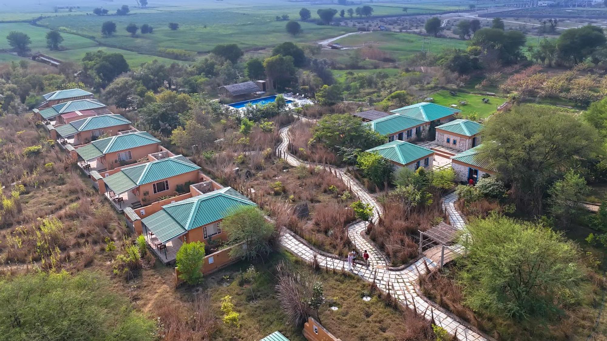Bagh Serai - Rustic Cottage With Private Pool Sawai Madhopur Dış mekan fotoğraf
