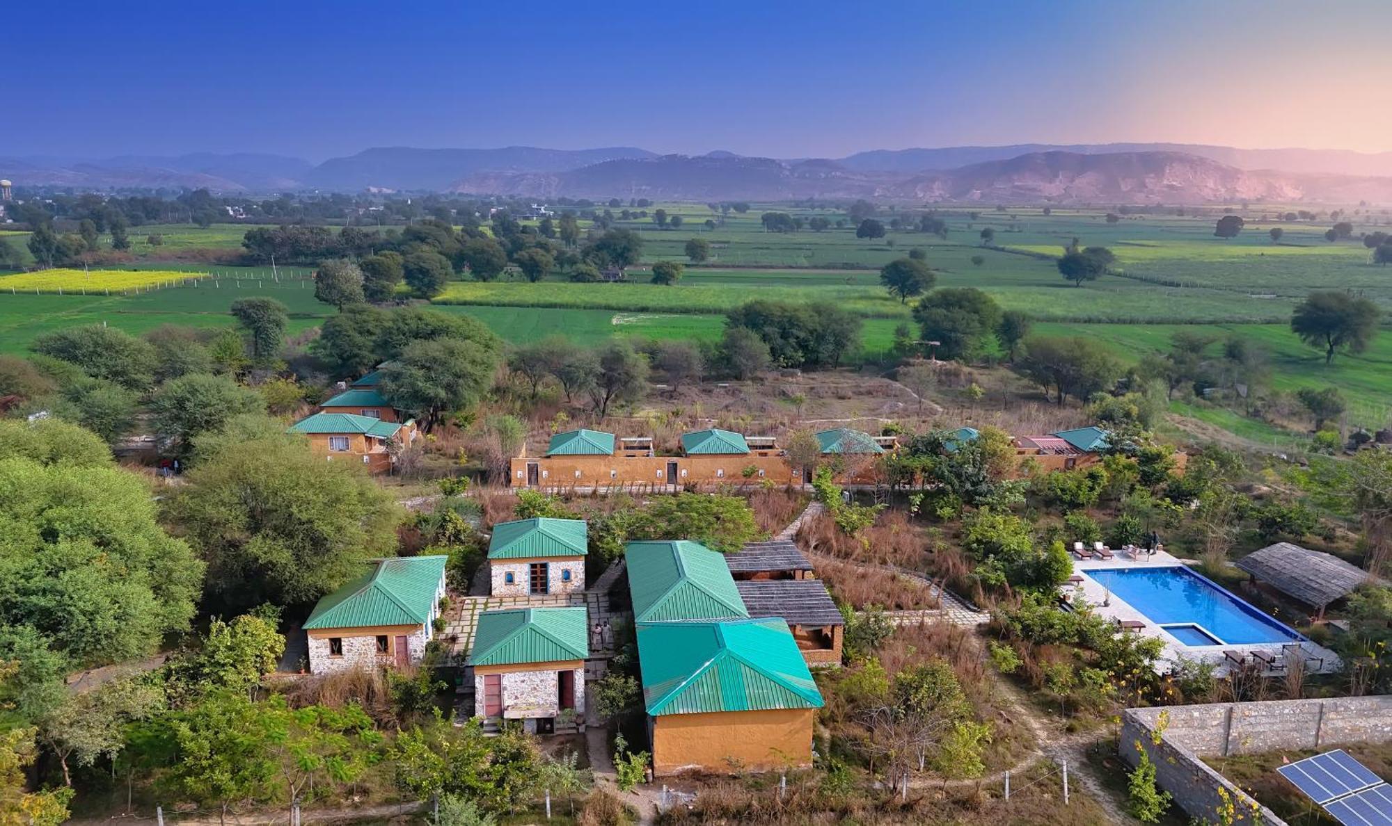 Bagh Serai - Rustic Cottage With Private Pool Sawai Madhopur Dış mekan fotoğraf